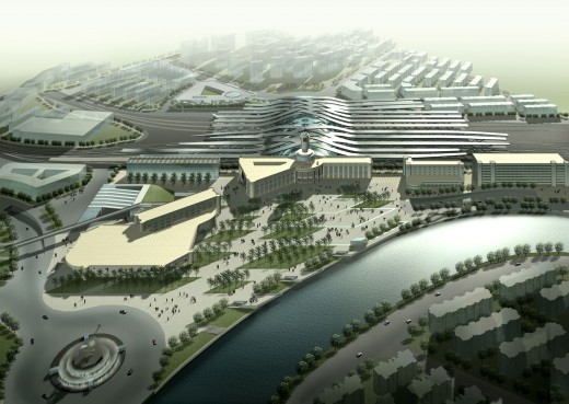 RR Station, Tianjin, China / by de Architekten Cie.
