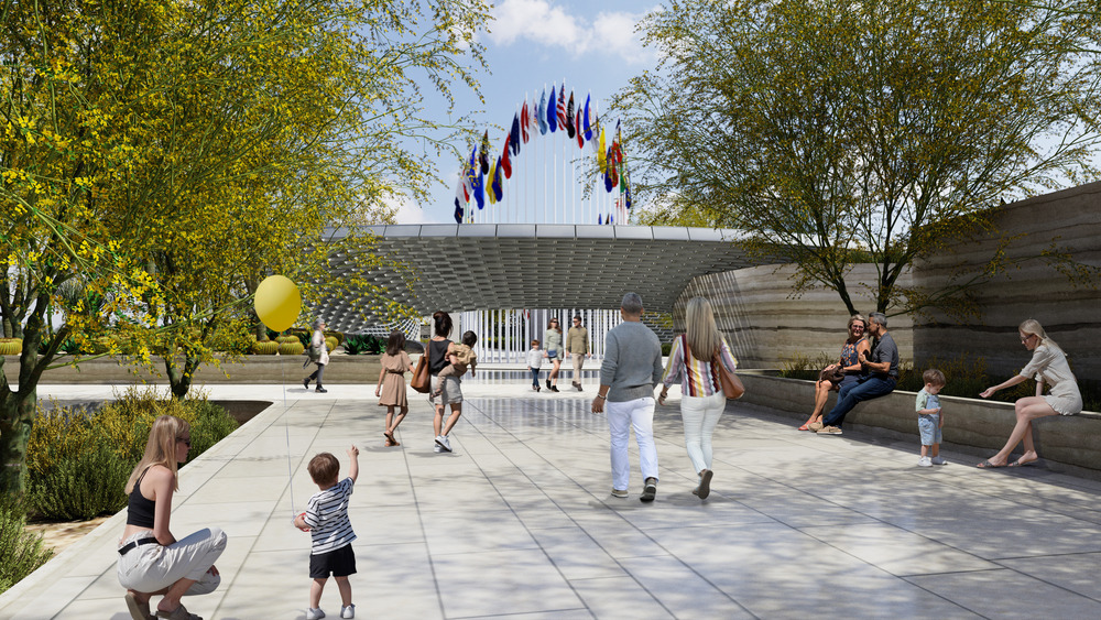 A Ribbon in the Sand in Las Vegas