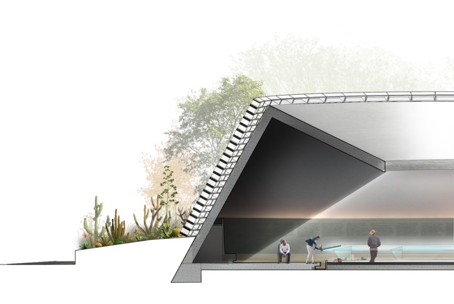 A Ribbon in the Sand in Las Vegas