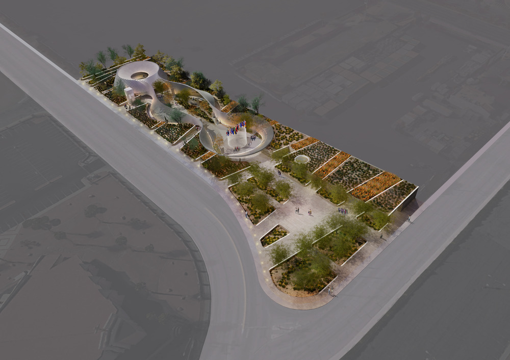 A Ribbon in the Sand in Las Vegas