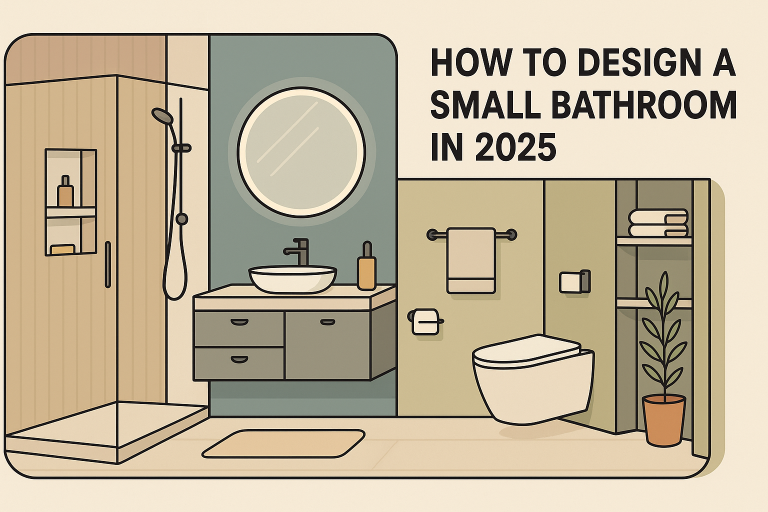 How To Design a Small Bathroom In 2025?