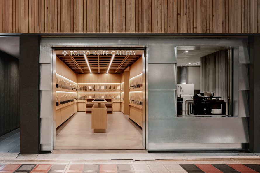 Tojiro Knife Gallery Osaka, L/O and Katata Yoshihito Design, Osaka, Japan
