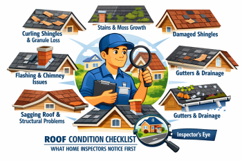 Roof condition checklist for home inspectors
