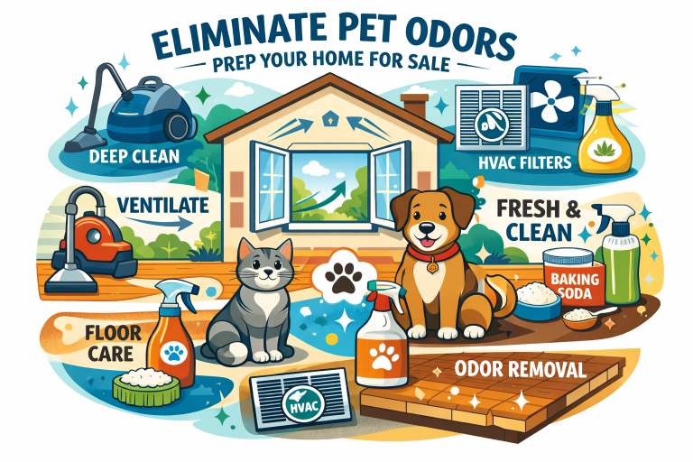 How to Get Pet Odor Out of a Home Before Listing It for Sale
