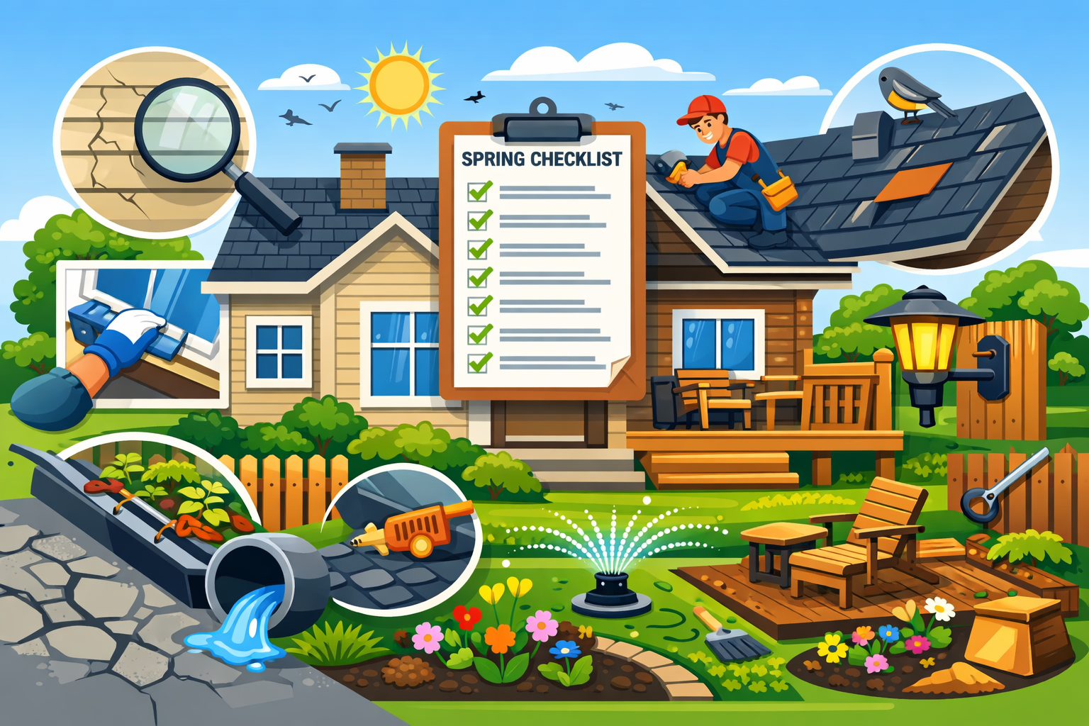 Spring home maintenance in full swing