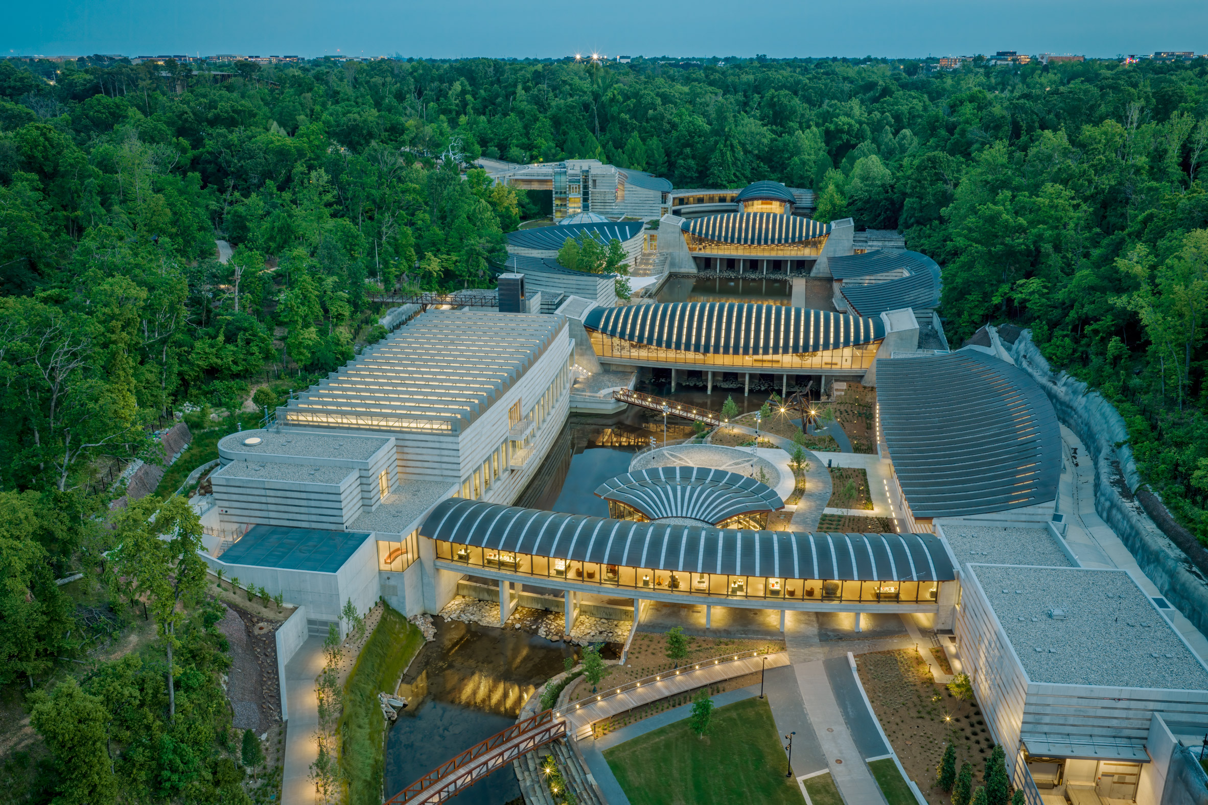 Crystal Bridges Expansion by Safdie Architects