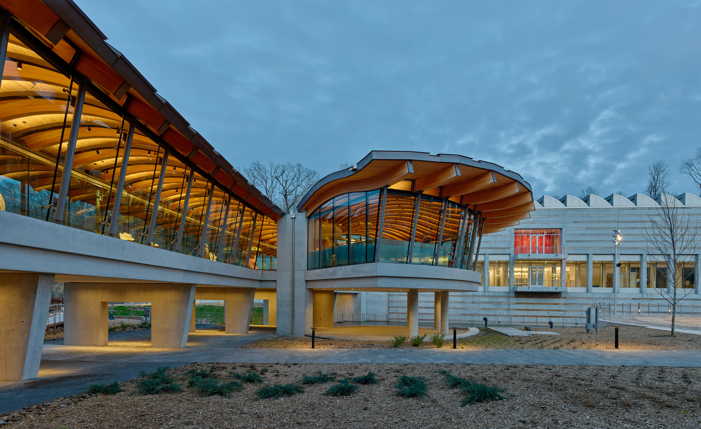 Crystal Bridges Expansion by Safdie Architects