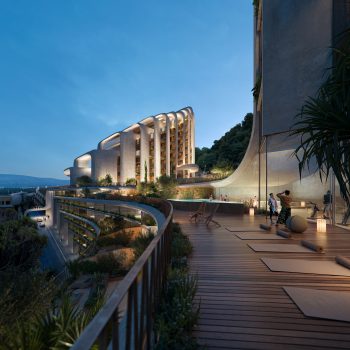 ZHA Reveals Nest and Cascades in Tirana