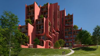 ZHA Reveals Nest and Cascades in Tirana