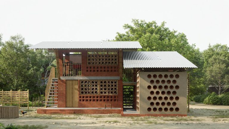 Xinyun Li Designs a Low-Cost Home in Modonpur