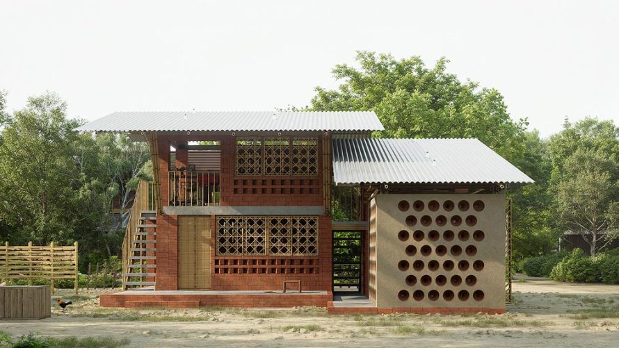 Xinyun Li Designs a Low-Cost Home in Modonpur