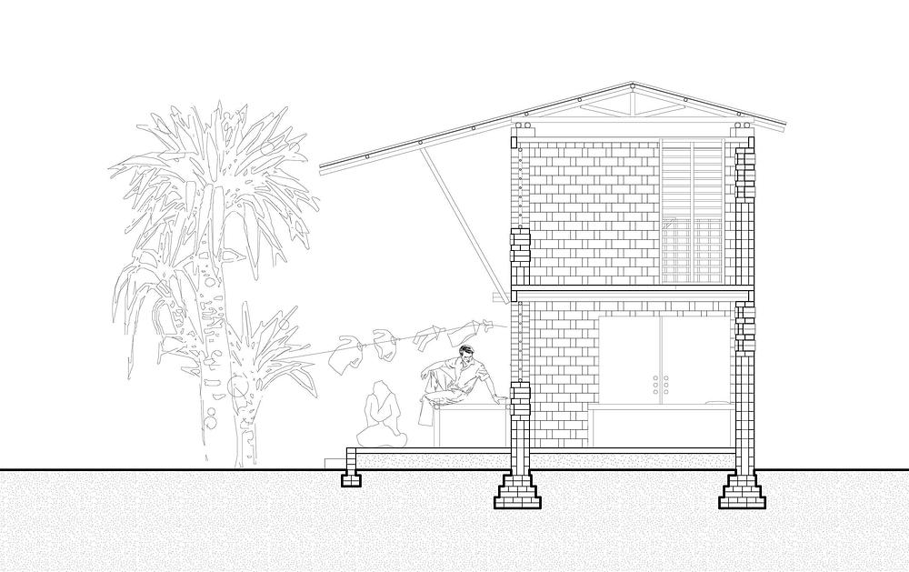 Xinyun Li Designs a Low-Cost Home in Modonpur