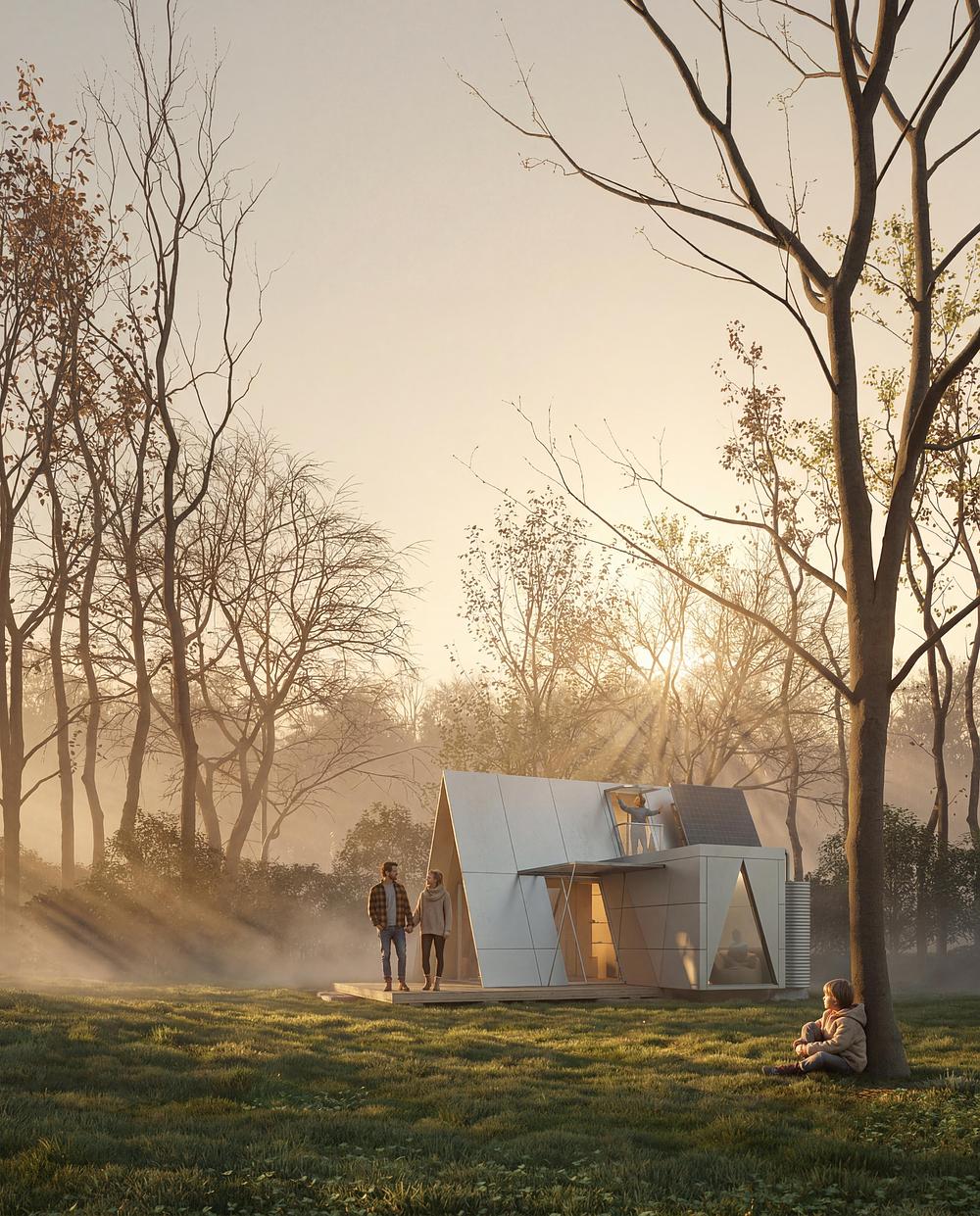 Atelier Lune Designs a Portable Micro-Home