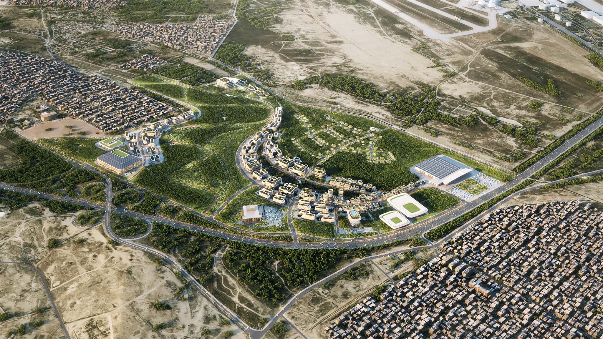 ZHA Plans a Climate-Responsive Expo City in Baku