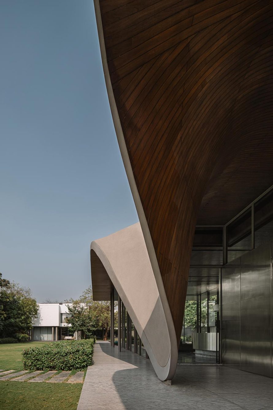 The Dip Pavilion Frames Poolside Life in Ahmedabad