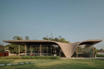 The Dip Pavilion Frames Poolside Life in Ahmedabad