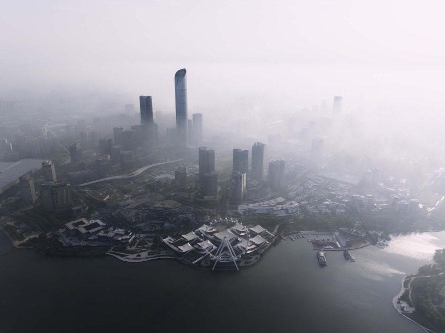 BIG Completes Suzhou's Ribbon-Roof Museum