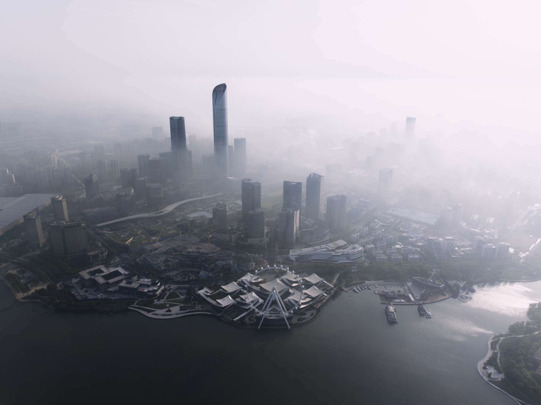BIG Completes Suzhou's Ribbon-Roof Museum