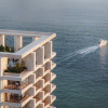 Duas Towers Rise Between Mountains and Sea