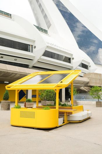 Espace solaire, Quebec’s first outdoor public space powered entirely by solar energy