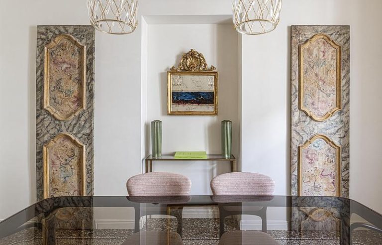 Modern Family Living Inside an Italian Palazzo