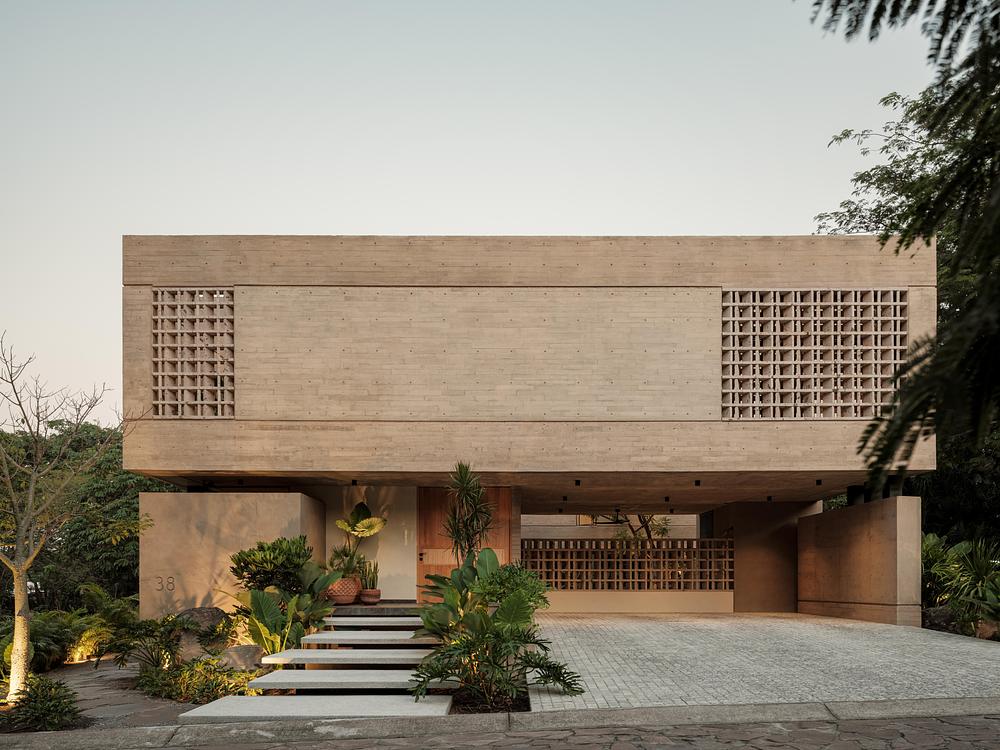 1. Di Frenna Shapes Casa Akina Around Light and Gardens