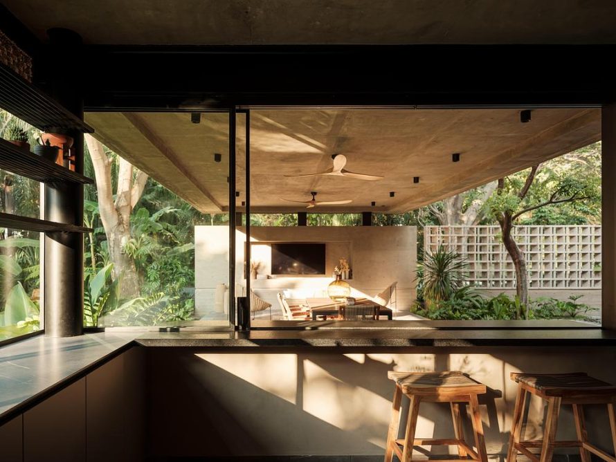 1. Di Frenna Shapes Casa Akina Around Light and Gardens