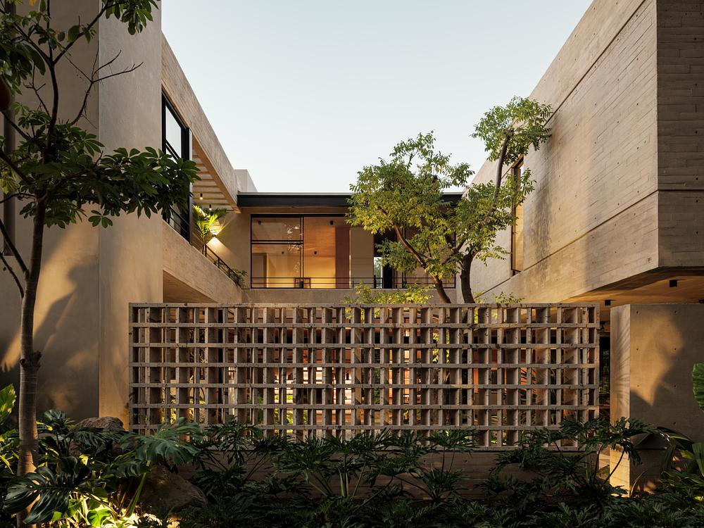1. Di Frenna Shapes Casa Akina Around Light and Gardens