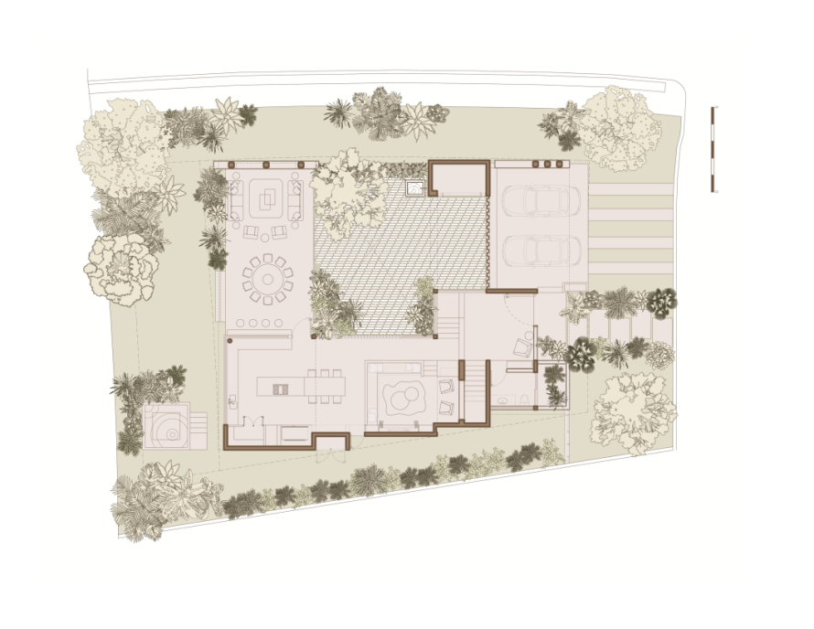 1. Di Frenna Shapes Casa Akina Around Light and Gardens